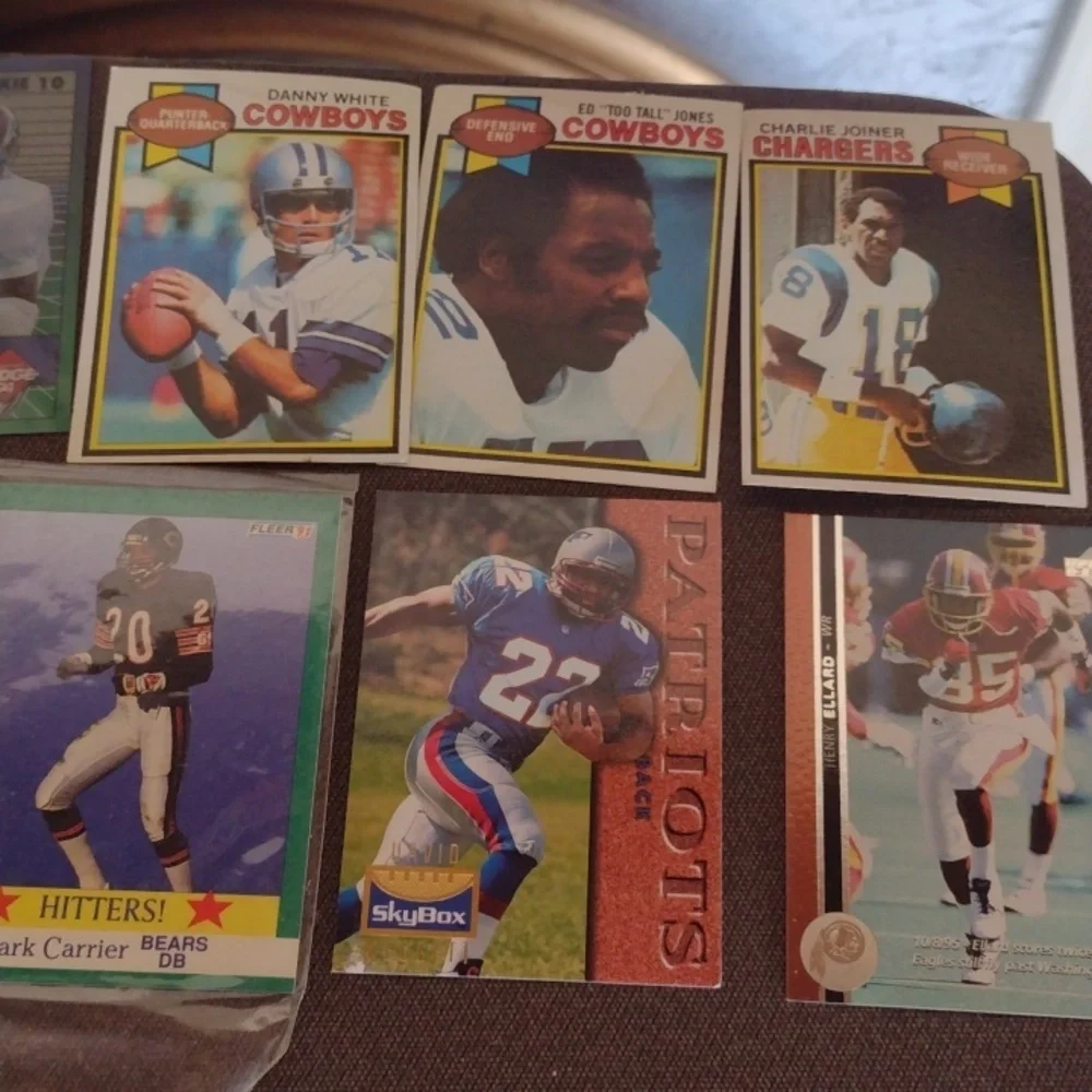 Assorted Football Trading Cards Collection